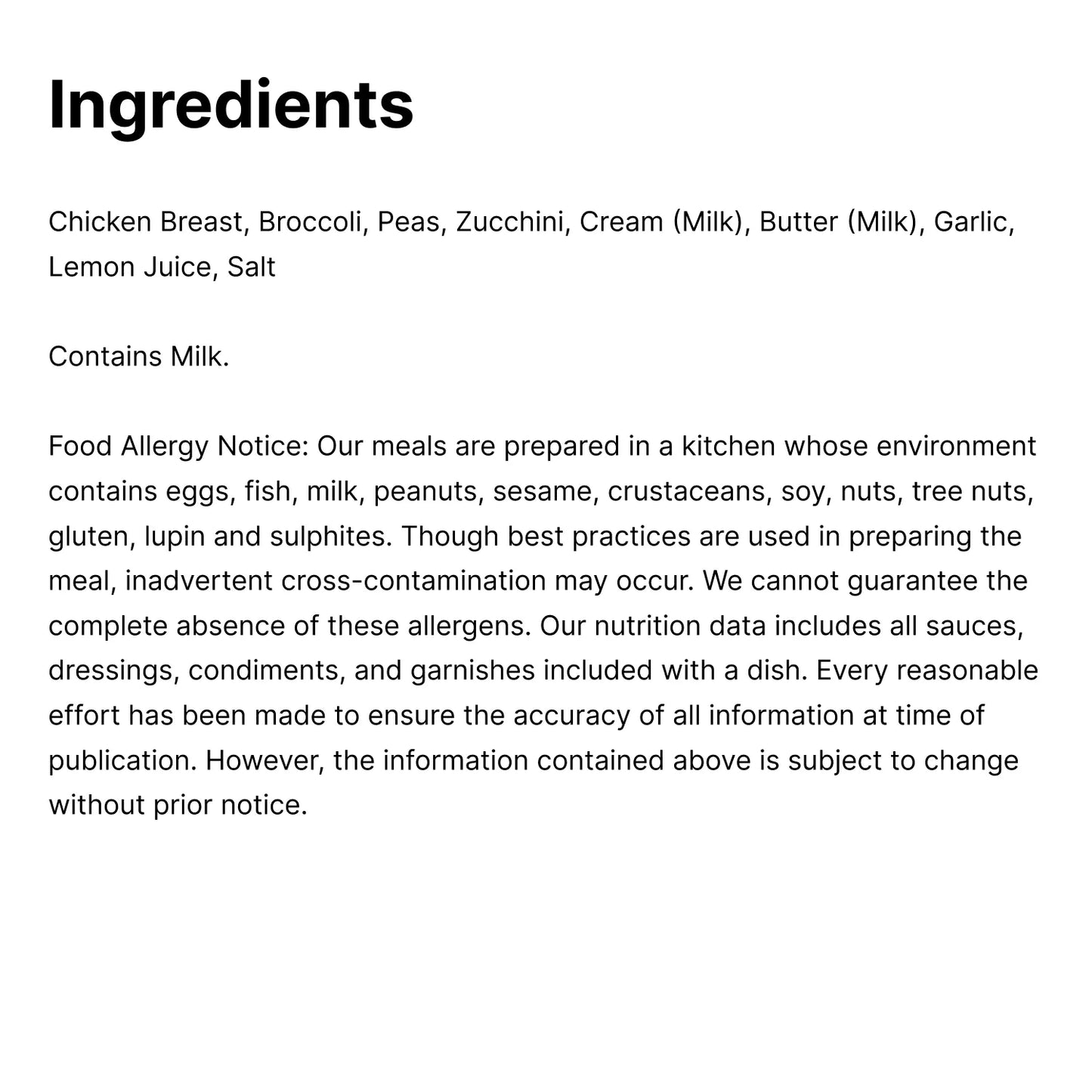 Chicken Breast with Clean and Green Veg
