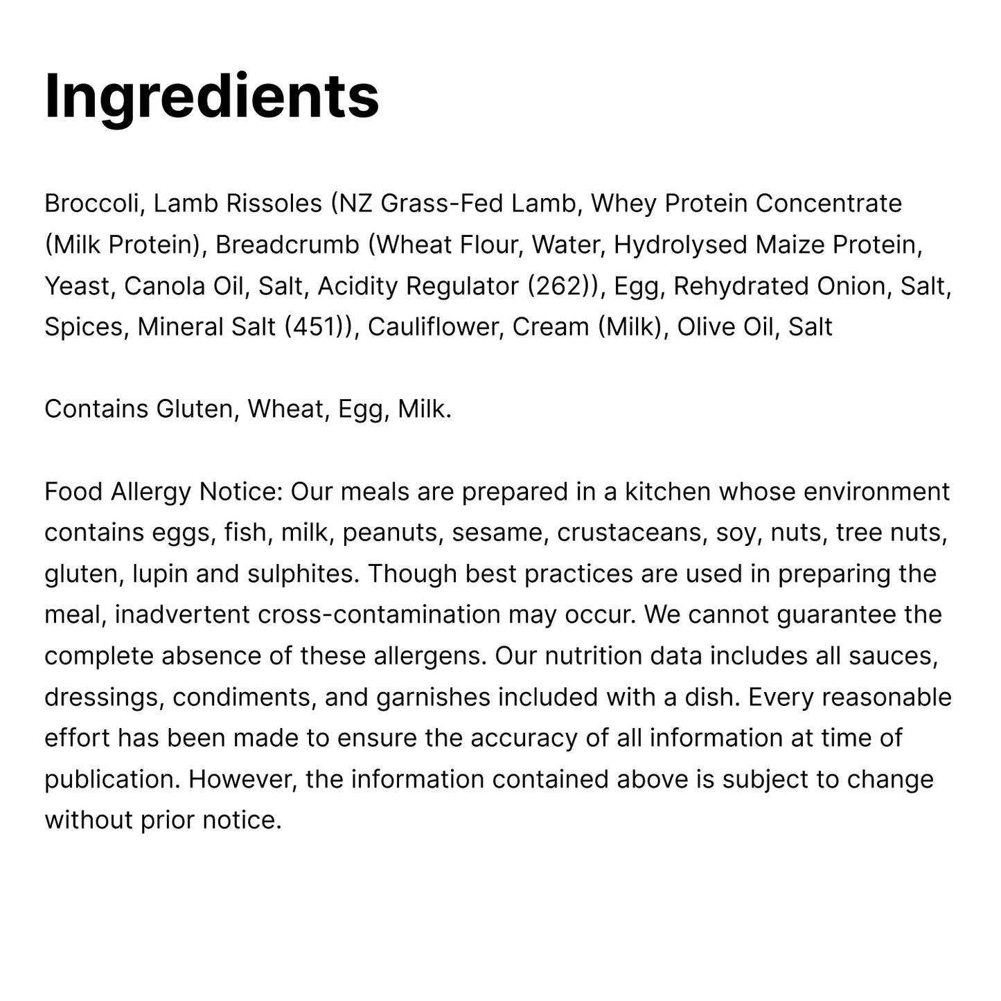 Lamb Rissoles with Creamy Cauliflower Mash and Broccoli